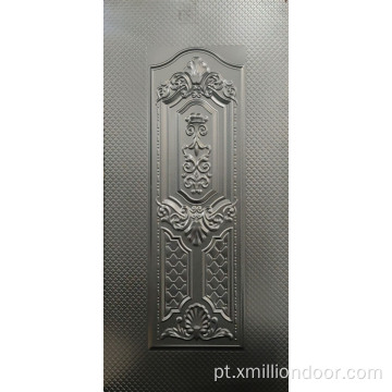 Painel de porta de metal com design de luxo